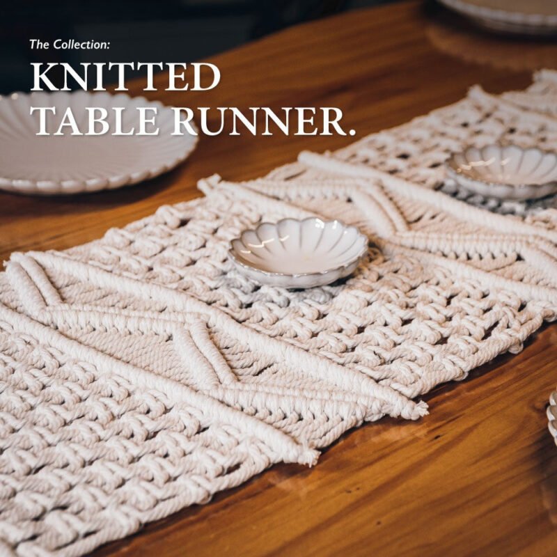 Knitted Table Runner Collection