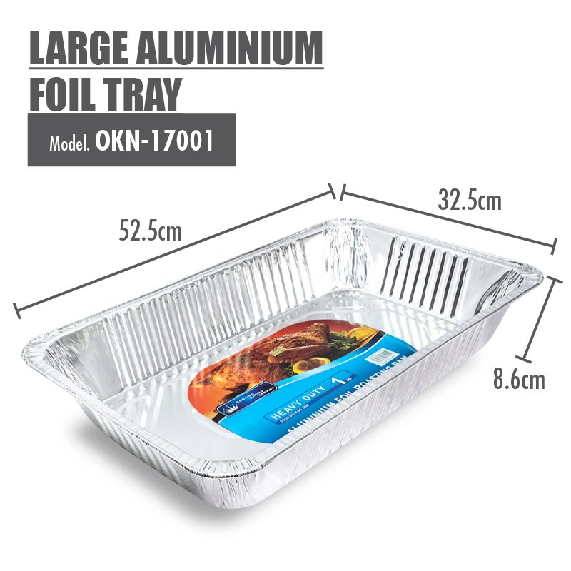 [6 For $9.90] Aluminium Foil Tray (Set of 4) - 220x158x50mm