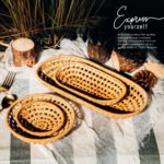 Rattan Trinket Tray Collection